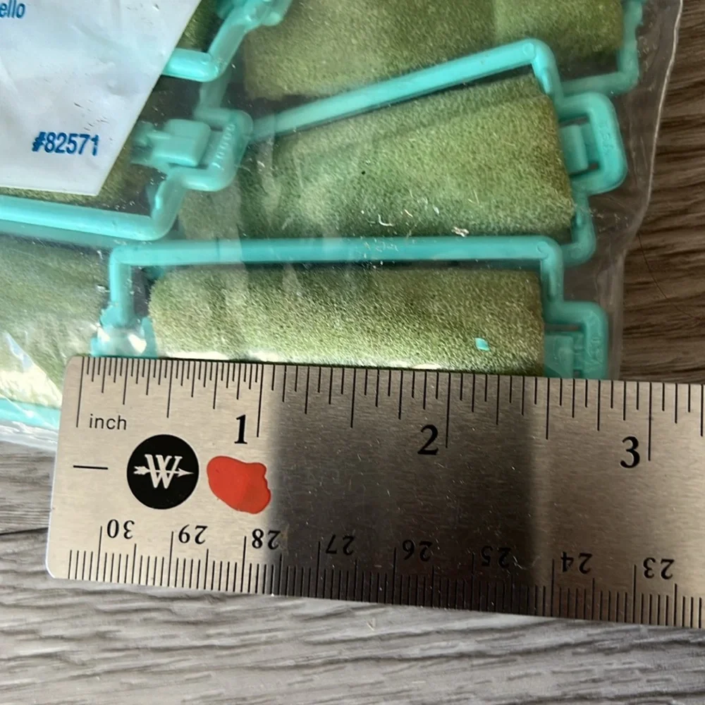 90s Goody Foam Rollers - Mint Green Vintage Halloween